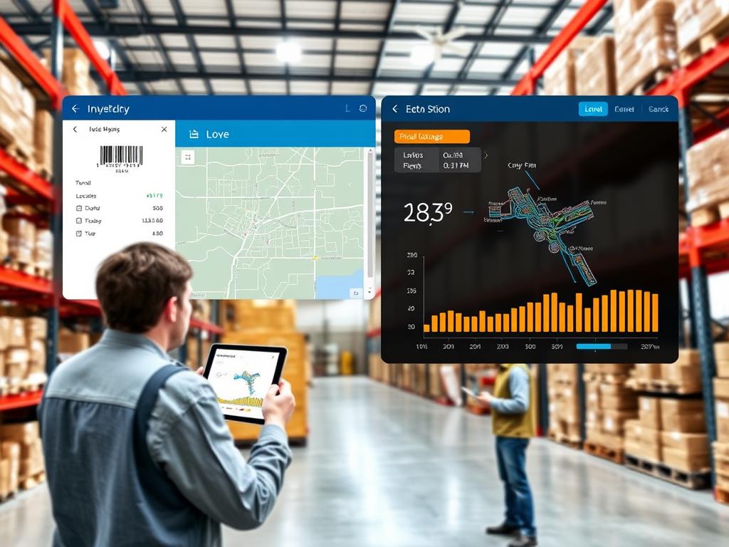 Sistem manajemen gudang dan inventaris real-time